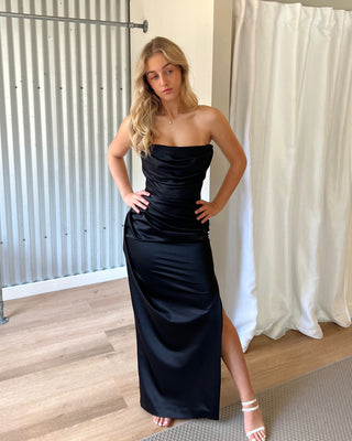 Black Adrienne Gown