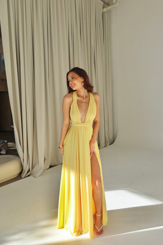 Yellow Scarlett Gown