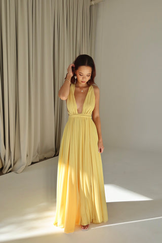 Yellow Scarlett Gown