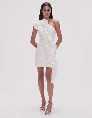 Adelia Ruffle Mini Dress